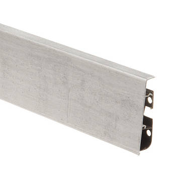 Плінтус підлоговий Цезар Cezar Hi-line Prestige 256 Сірий камінь