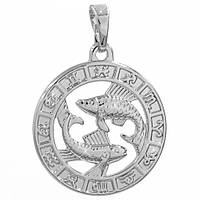 Підвіска Риби родиум 2*2 см