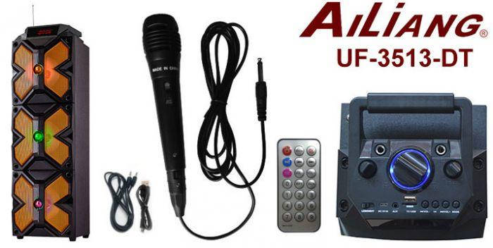 Портативний динамік Ailiang UF-3513 DT з Bluetooth і мікрофоном, фото 2