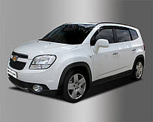 Дефлектори вікон (вітровики) Chevrolet Orlando 2011- (A134) Avtoclover