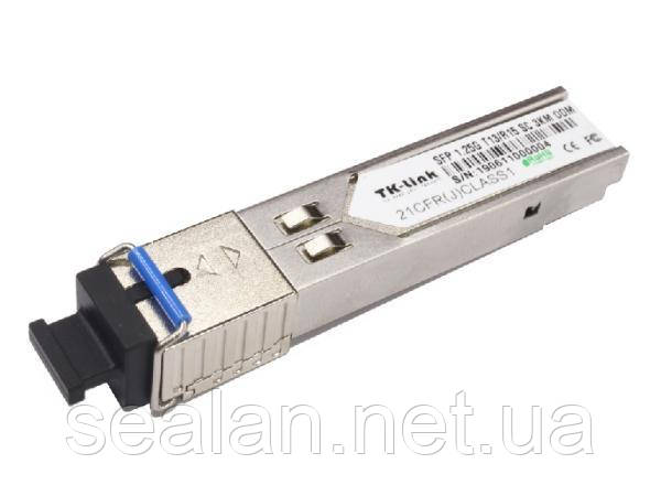 Модуль SFP 1.25G, 3км, WDM, SC, DDM, 1310нм, TK-link