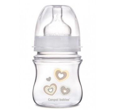 Пляшечка із широкою шийкою антиколькова Newborn baby 120 мл, EasyStart ТМ Canpol Babies