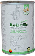 541858 Baskerville Cat Телятина и лосось с пастернаком и кресс-салатом, 400 гр