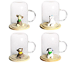 Скляний кухоль "Зоо-сад", 550 мл, в асортименті. , фото 2