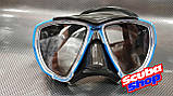 Маска Cressi Big Eyes для підводного плавання (чорне-синя), фото 7