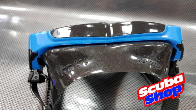 Маска Cressi Big Eyes для підводного плавання (чорне-синя)