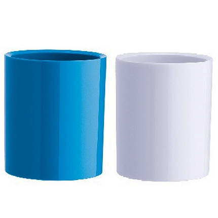 Підставка для ручок Deli 9155Е мікс склянку пластик - 85*95 мм, фото 2