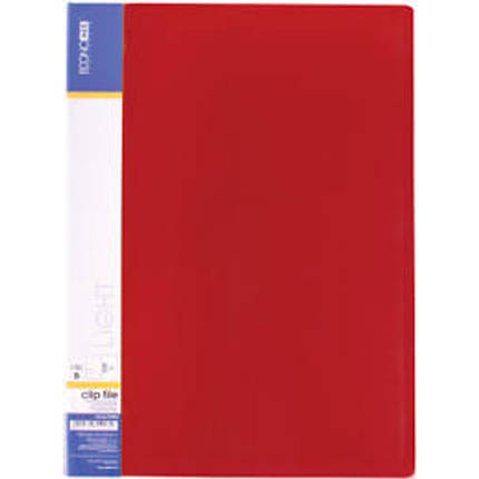 Папка 2 кільця Есопоміх_У 30701-03 червон А4 пласт з двома карманцями, фото 1