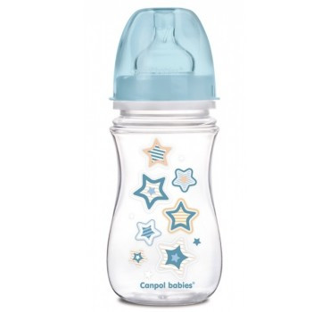 Пляшечка антиколькова із широкою шийкою Newborn baby 240 мл, EasyStart ТМ Canpol Babies