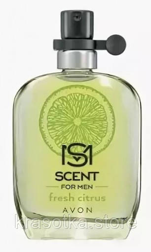 20622 Avon. Туалетна вода Fresh Citrus Scent Mix for Him/для чоловіків, 30 мл. Ейвон 20622, фото 1