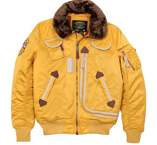 Куртка пілот Alpha Industries Injector MJI38016C1 (Yellow)