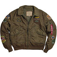 Оригинальная куртка пилот Alpha Industries CWU Pilot X Jacket MJC38014C1 (Sage/Brown) MJC38014C1 Оригинальная куртка пилот Alpha Industries CWU Pilot X Jacket MJC38014C1 (Sage/Brown)