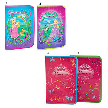 Папка А4 Kidis пластик на блискавці 7877 Princess