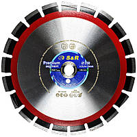 Алмазний диск по асфальту і бордюру S&R Premium Segment 350 мм