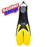 Ласти для плавання Beuchat Jetta з відкритою п'ятою, жовті, фото 2
