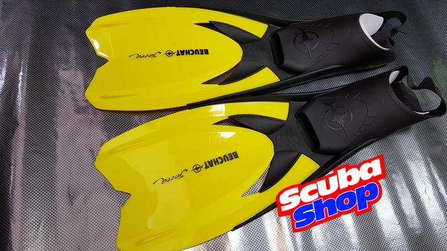 Ласти для плавання Beuchat Jetta з відкритою п'ятою, жовті