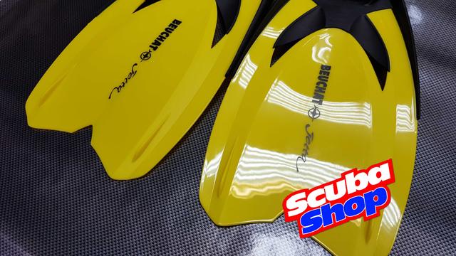 Ласти для плавання Beuchat Jetta з відкритою п'ятою, жовті
