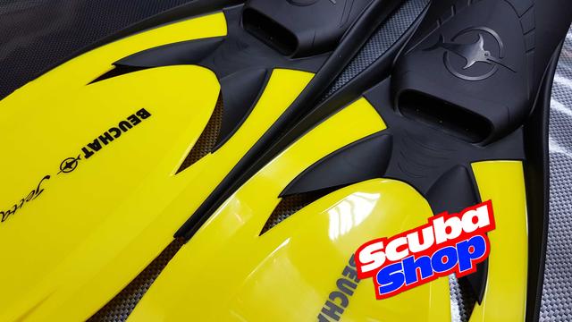 Ласти для плавання Beuchat Jetta з відкритою п'ятою, жовті