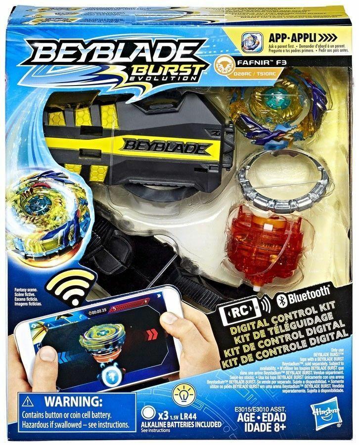 Цифровий вовчок бейблейд Фафнір Ф3 Beyblade Burst Evolution Digital Control Kit Fafnir F3