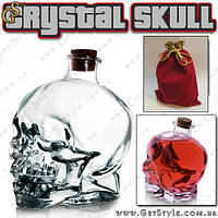 Графин с черепом Crystal Skull 750 мл в бархатном мешочке