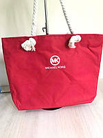 Пляжна сумка з логотипом Michael Kors. Червона