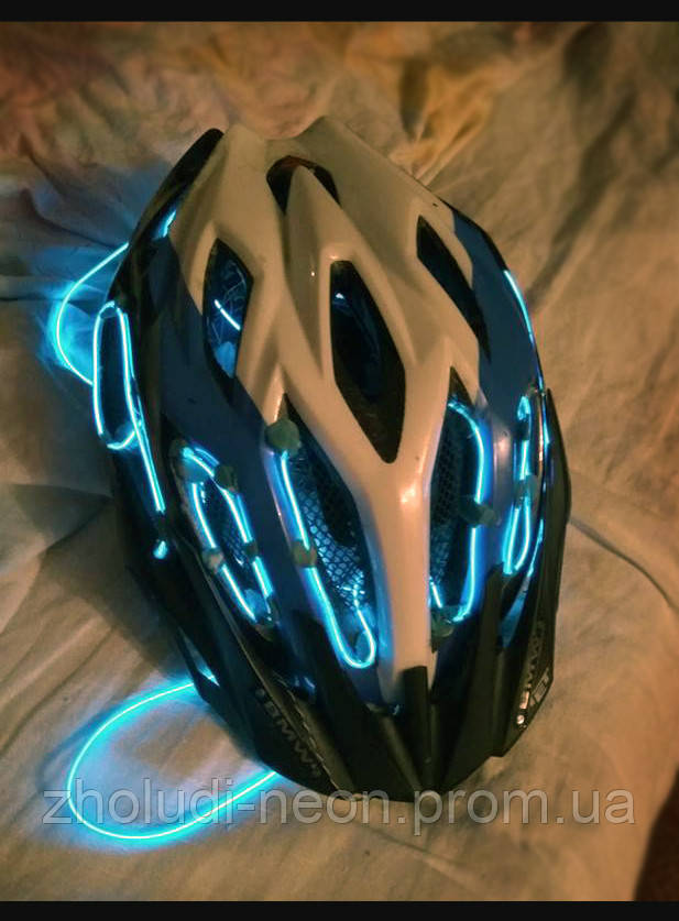 Неонова подсветка шлема гибким неоном 2.2мм. 10цветов на выбор! - фото 5 - id-p1007695492