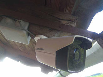 Монтаж відеокамер 5 Мп Hikvision село Гірне 2