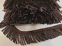 Бахрома для штор із кольором коричневий 7 см, фото 3