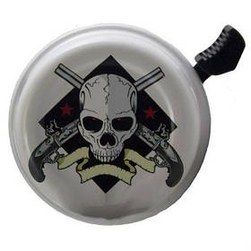 Велосипедний дзвінок. Пират. Механічний. Велосипедний сигнал. Велодзвінок. Велосипед-клаксон. Дзвінок дитячий.