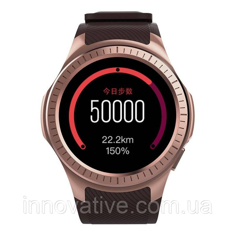 Розумний годинник Lemfo L1 з вбудованим GPS (Золотий)