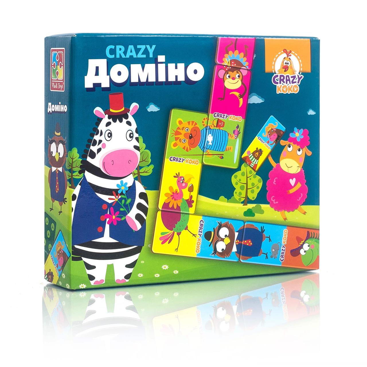 Гра Vladi Toys Доміно. Crazy KOKO (Укр) (VT8055-10)