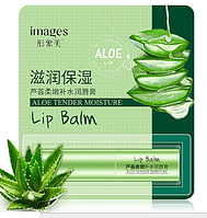 Бальзам для губ с клубникой IMAGES Aloe Soft Change Color Lip Balm (2.7г)