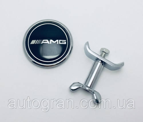Емблема заглушка значка капота Mercedes AMG