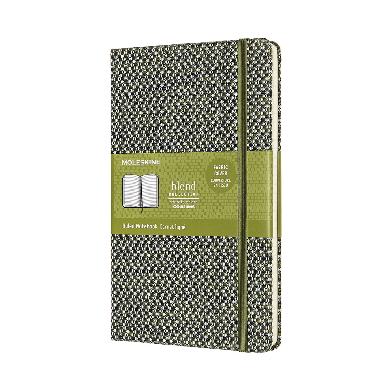 Блокнот Moleskine Limited Blend 19 середній 13х21 см 240 сторінок в лінію Зелений Канва (8053853600097)