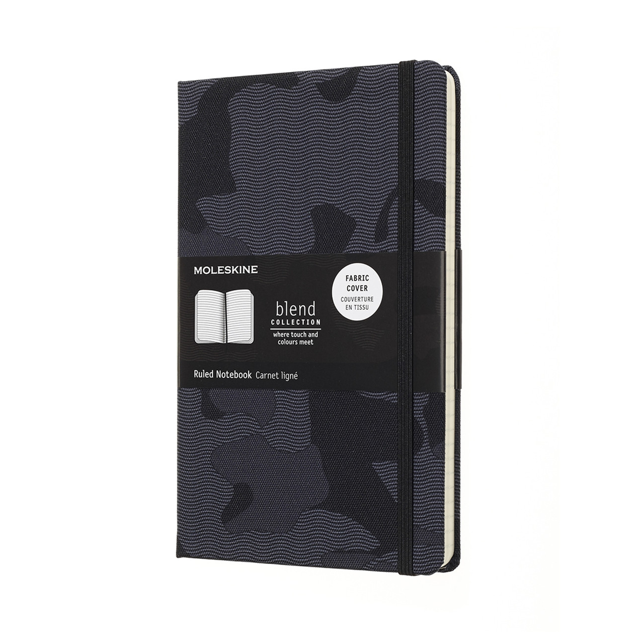 Блокнот Moleskine Limited Blend середній 13х21 см 240 сторінок в лінію Чорний Канва (8058341717332)