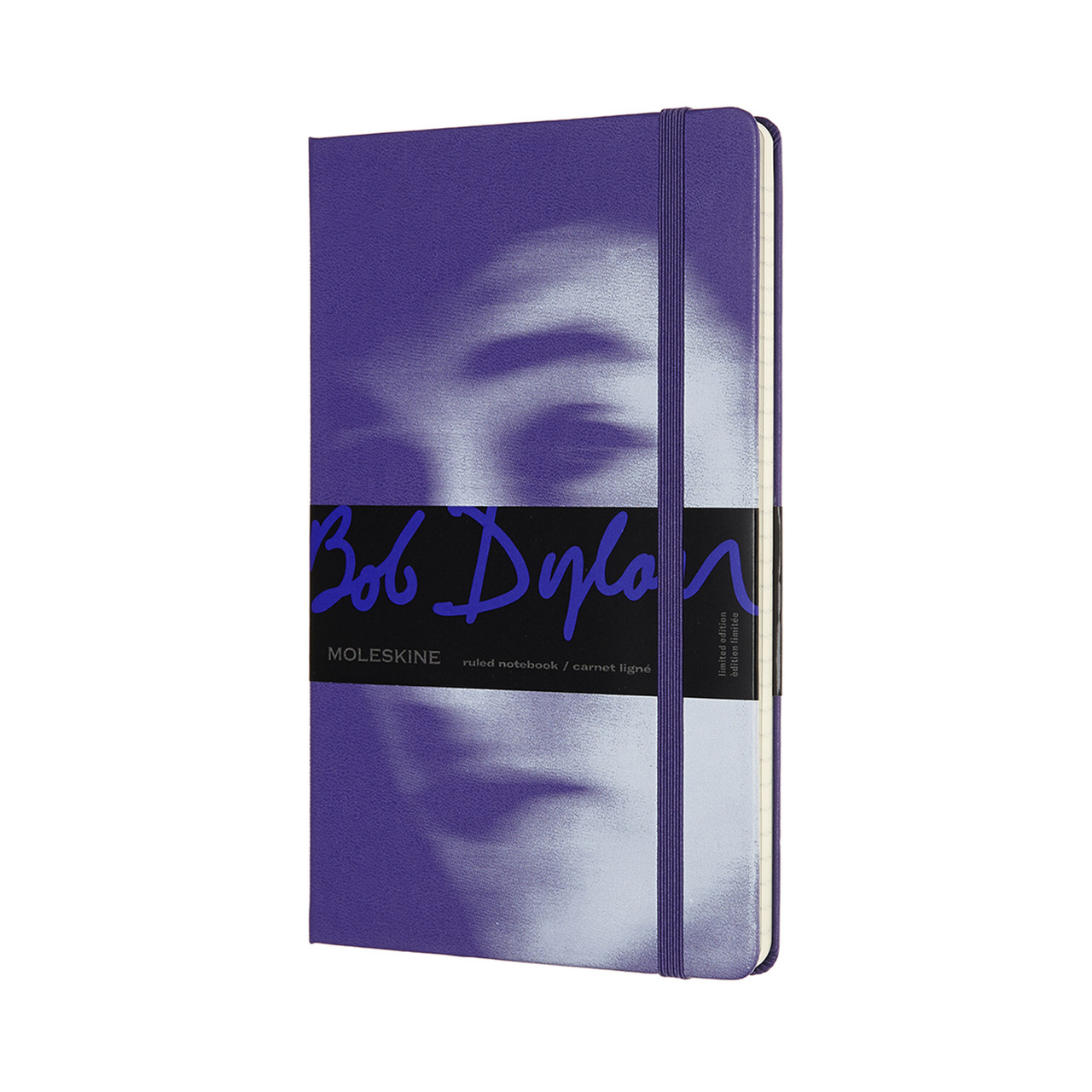 Блокнот Moleskine Limited Bob Dylan середній 13х21 см 240 сторінок в лінію Фіолетовий (8053853600523)