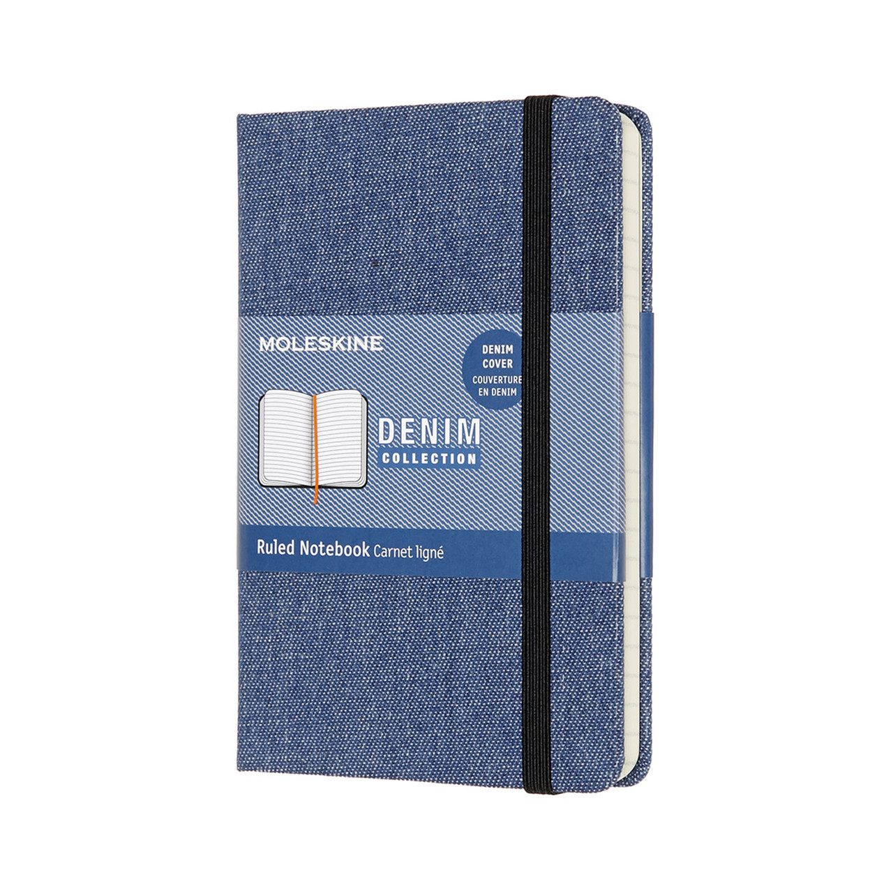 Блокнот Moleskine Limited Denim кишеньковий 9х14 см 192 сторінки в лінію Антверпен Синій (8058647626253)