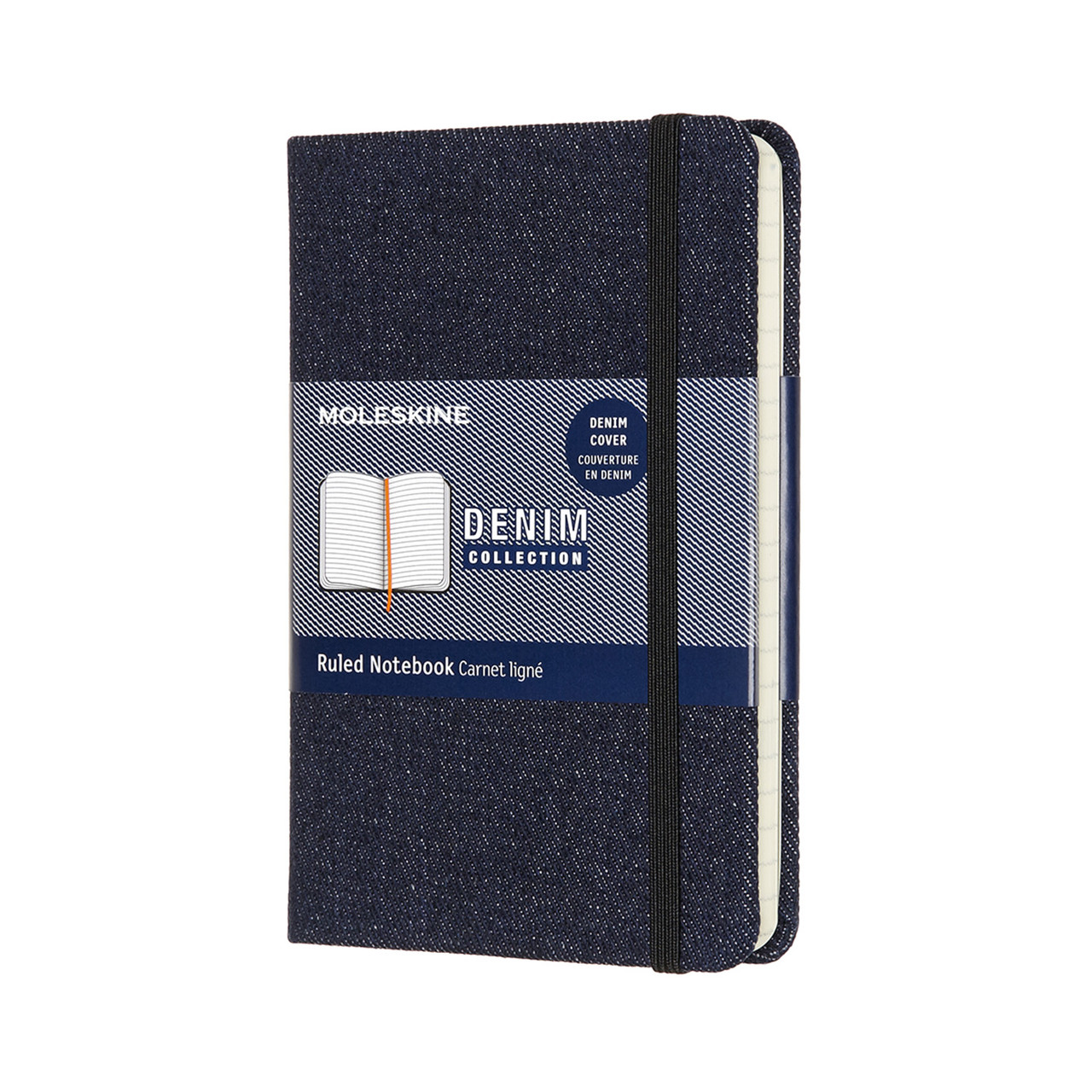 Блокнот Moleskine Limited Denim кишеньковий 9х14 см 192 сторінки в лінію Берлінська Лазур (8058647626260)