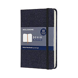 Блокнот Moleskine Limited Denim кишеньковий 9х14 см 192 сторінки в лінію Берлінська Лазур (8058647626260)