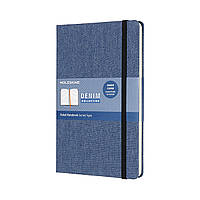 Блокнот Moleskine Limited Denim средний 13х21 см 240 страниц в линию Антверпен Синий (8058647626246)