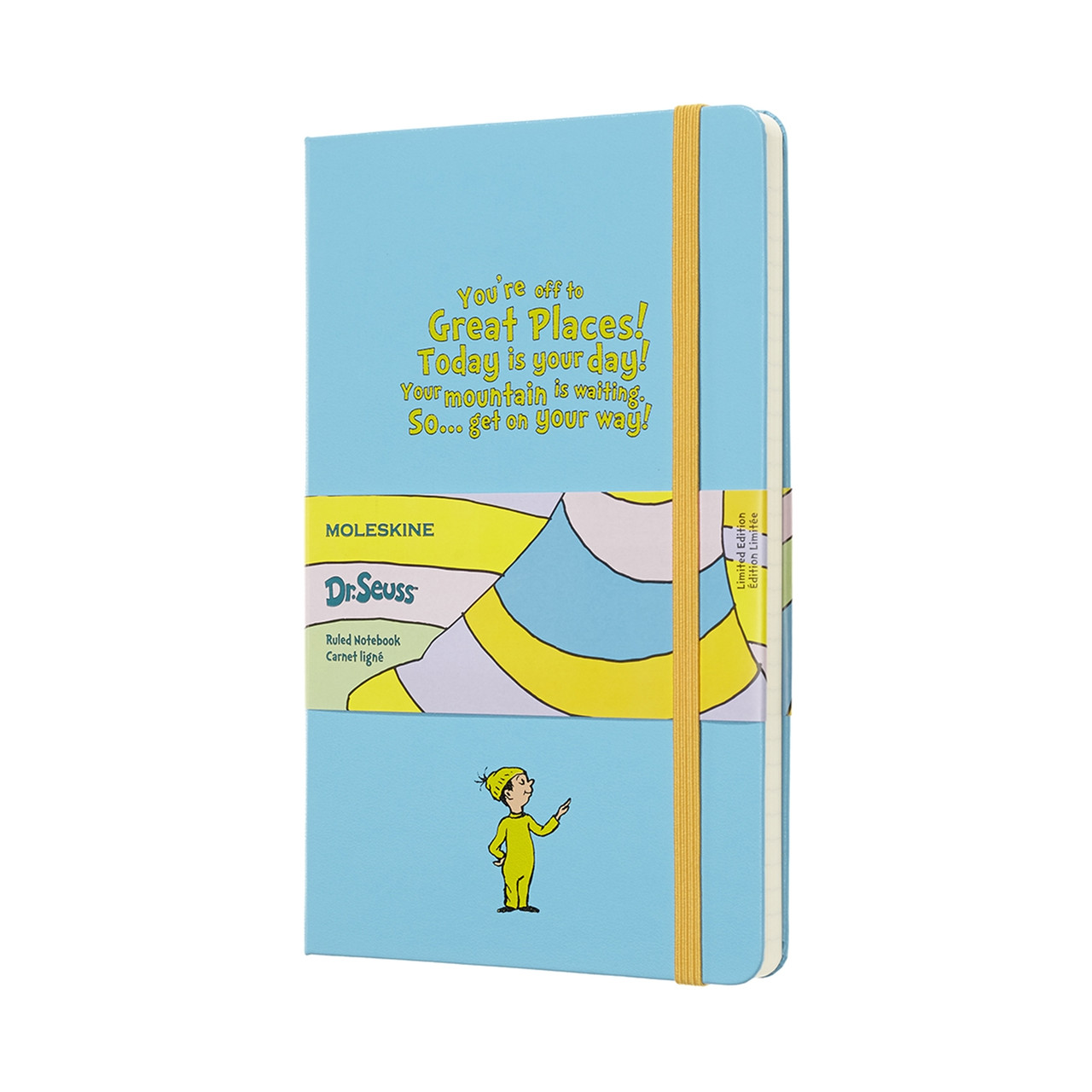 Блокнот Moleskine Limited Dr. Seuss середній 13х21 см 240 сторінок в лінію Блакитний (8058341715185)