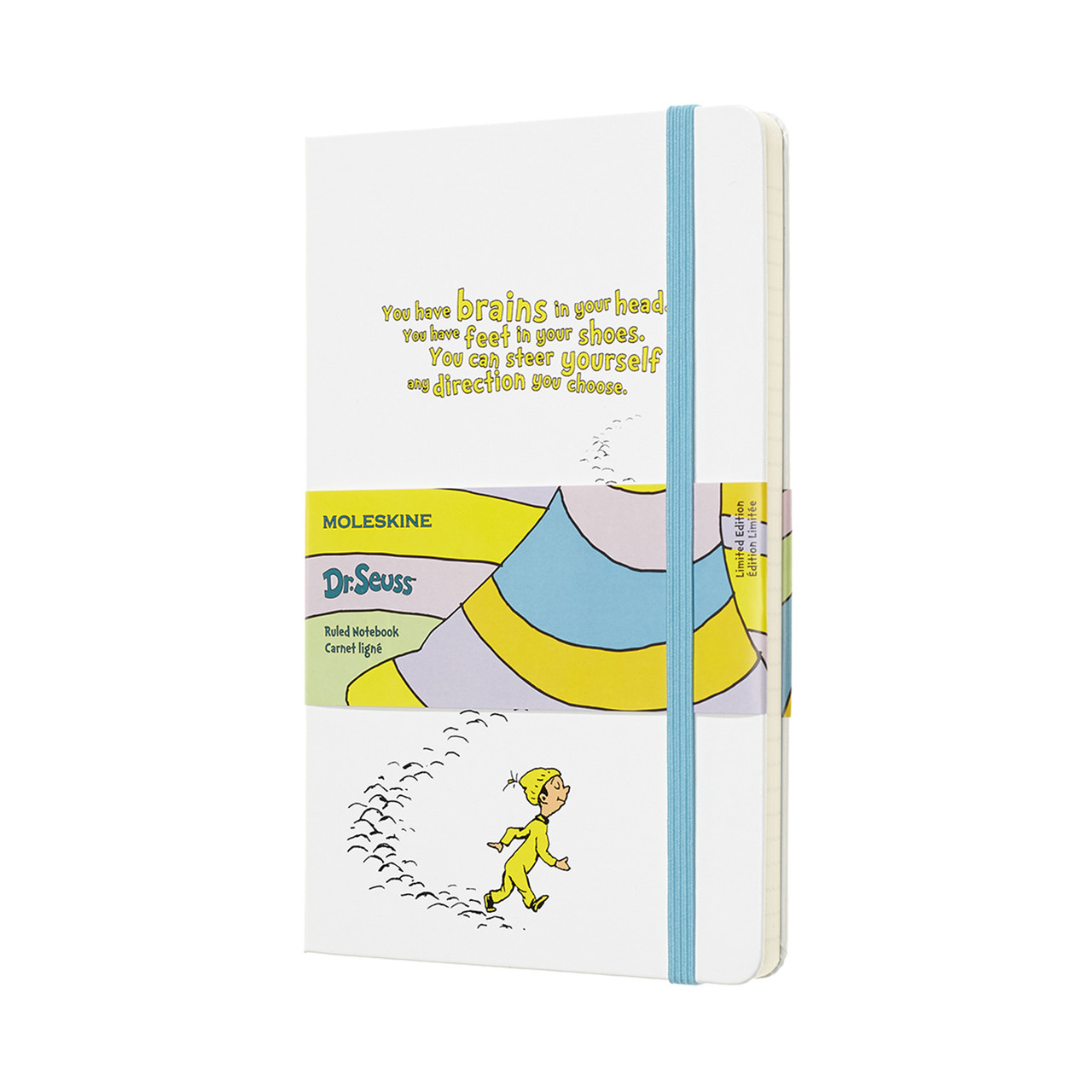 Блокнот Moleskine Limited Dr. Seuss середній 13х21 см 240 сторінок в лінію Білий (8058341715178)