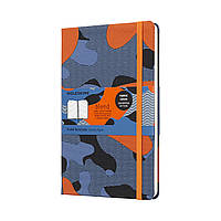 Блокнот Moleskine Limited Blend средний 13х21 см 240 страниц в линию Оранжевый Канва (8058341717349)