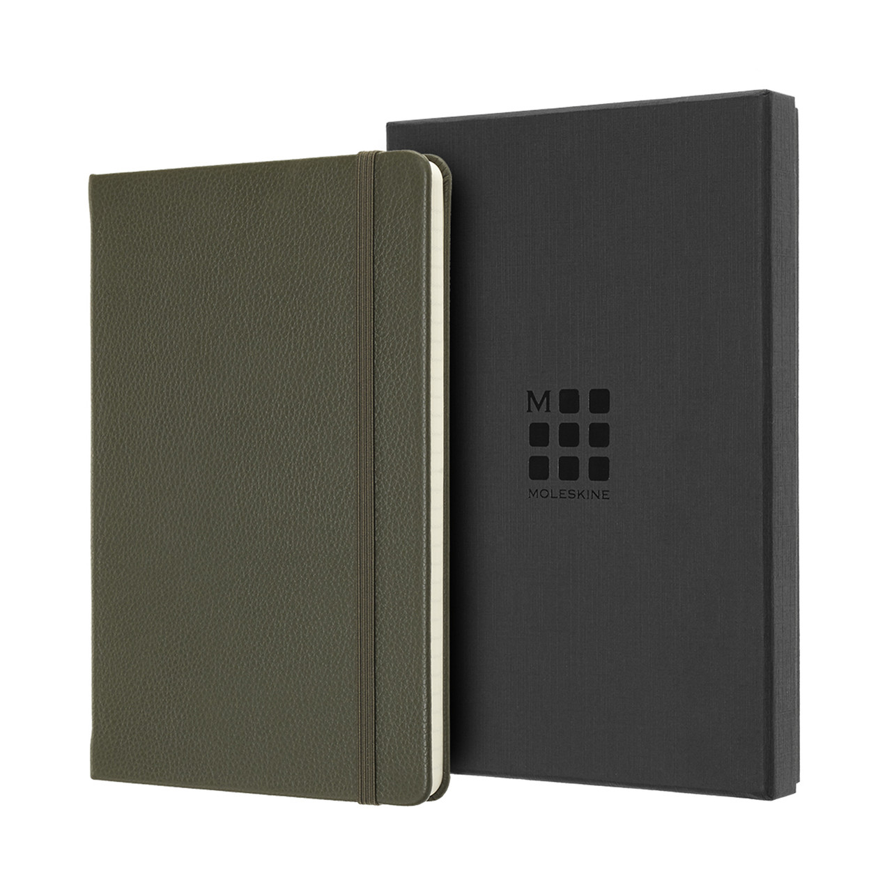 Блокнот Moleskine Limited Leather середній 13х21 см 240 сторінок в лінію Темно-Зелений (8058647620695)