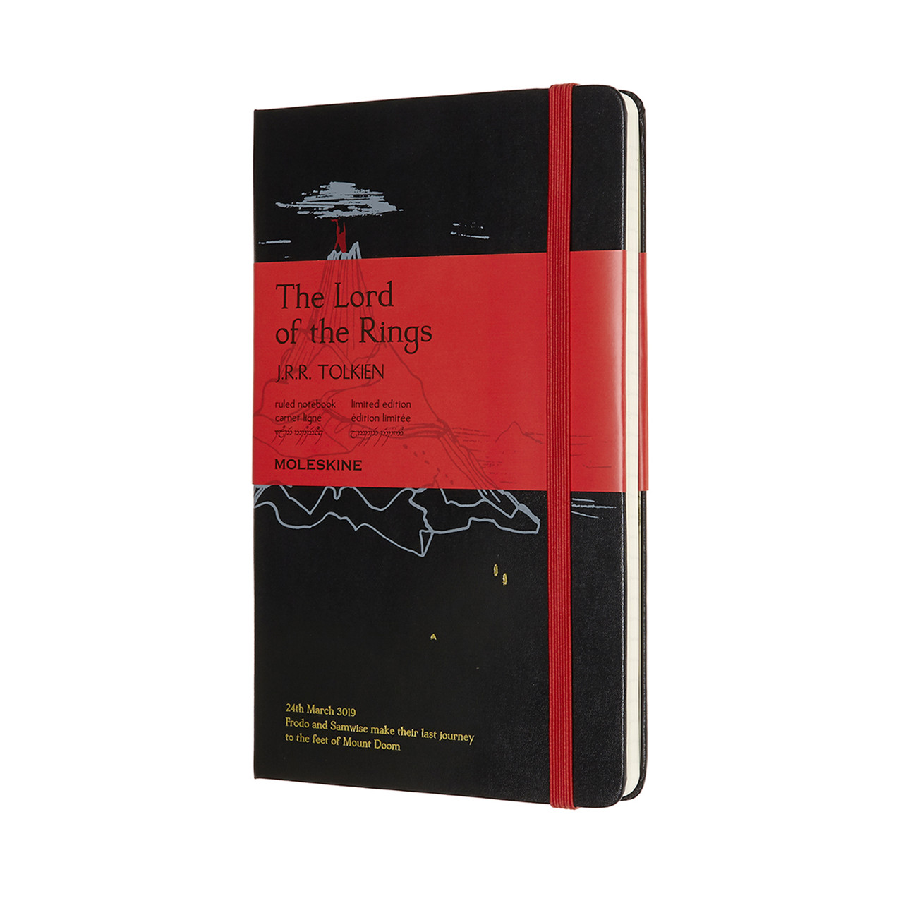 Блокнот Moleskine Limited Lord of the Rings середній 13х21 см 240 сторінок в лінію Чорний (8053853600141)