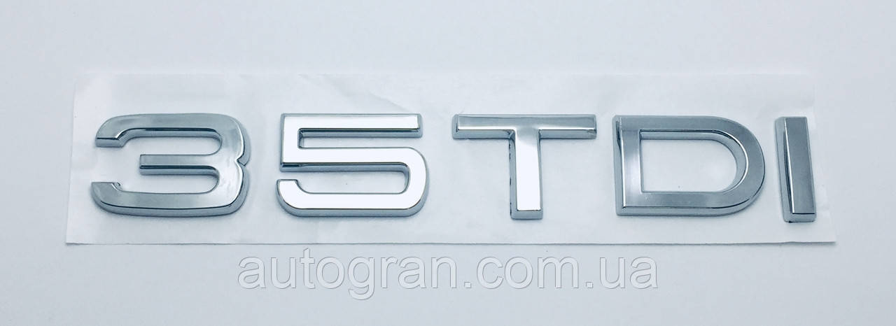 Емблема напис багажника Audi 35TDI