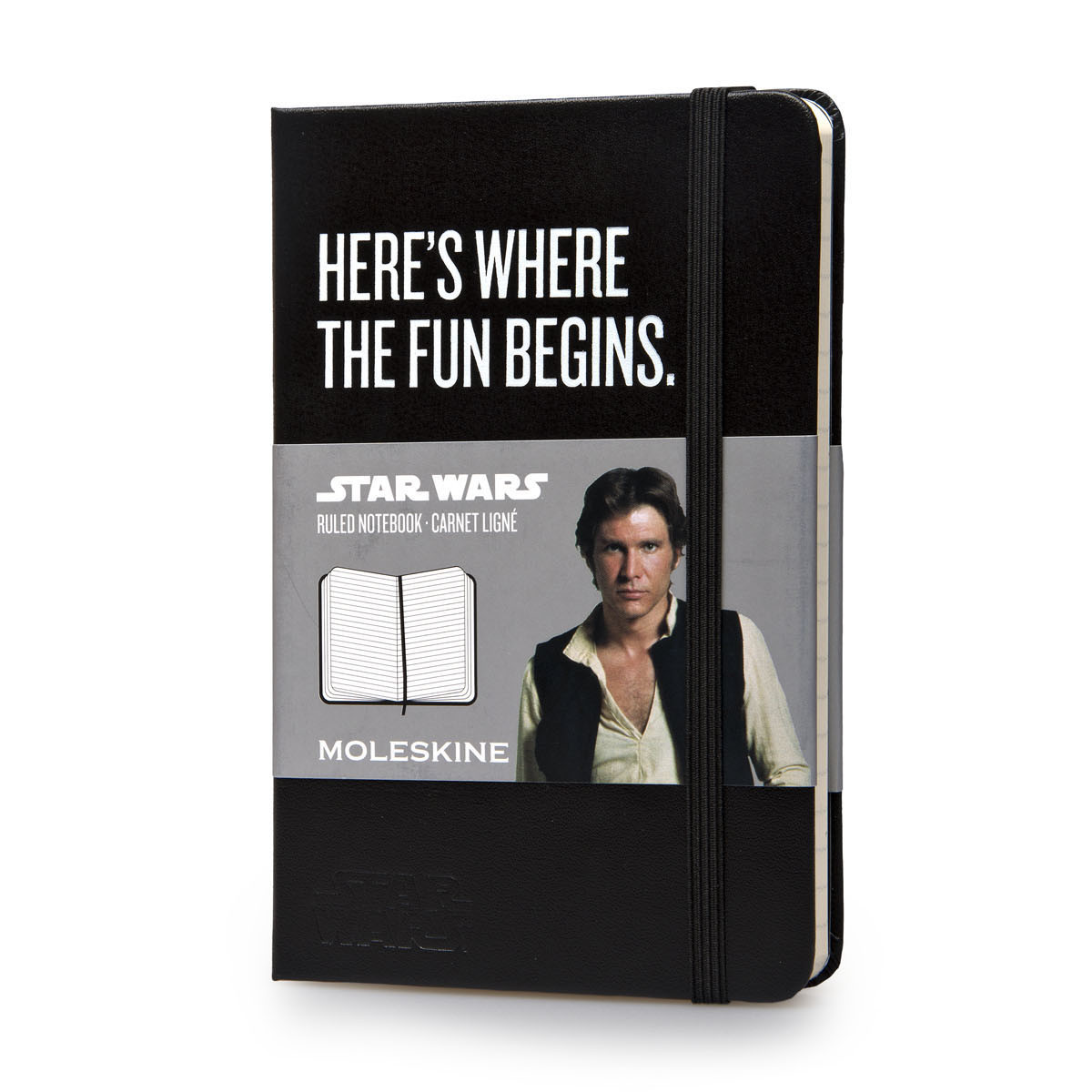 Блокнот Moleskine Limited Star Wars кишеньковий 9х14 см 192 сторінки в лінію Чорний (9788867325245)