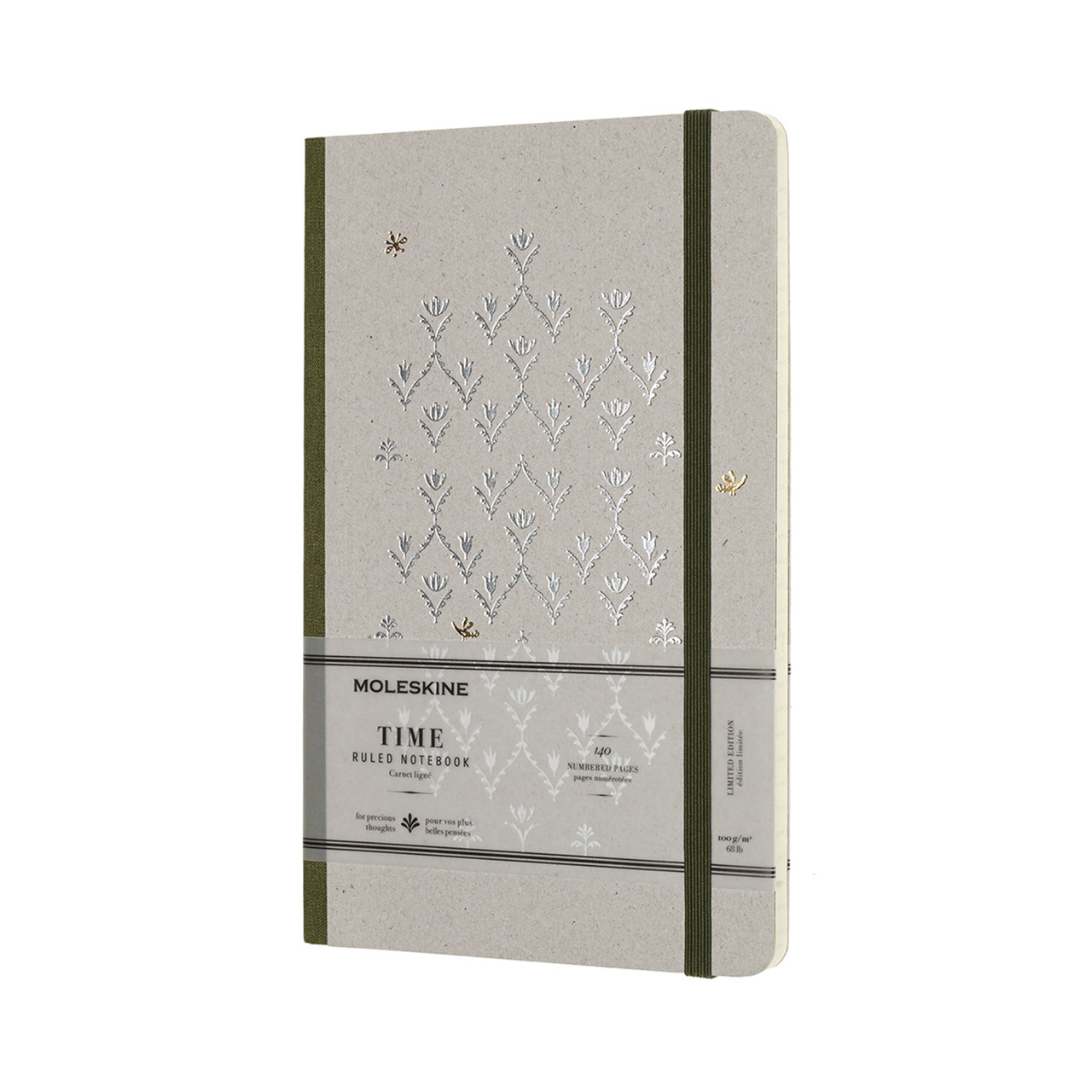 Блокнот Moleskine Limited Time середній 13х21 см 140 сторінок в лінію Зелений (8058341710777)