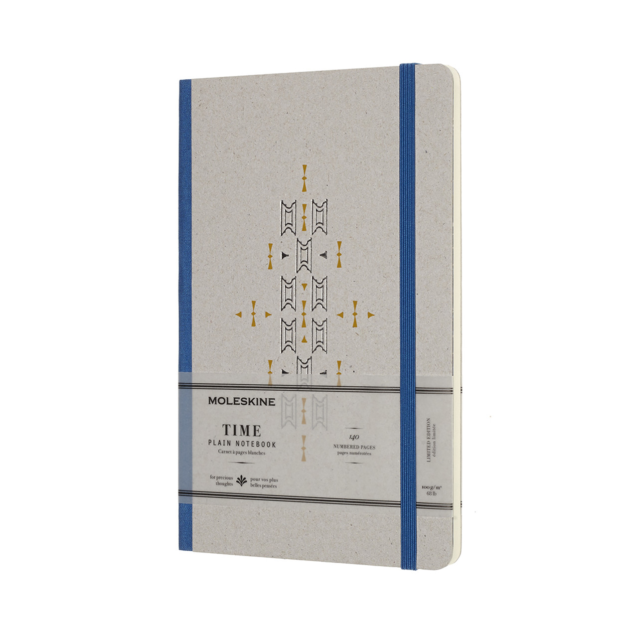 Блокнот Moleskine Limited Time середній 13х21 см 140 сторінок нелінований Синій (8058341710784)