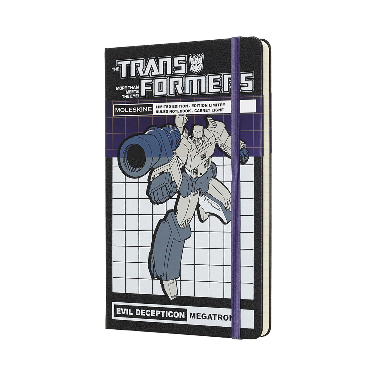 Блокнот Moleskine Limited Transformers середній 13х21 см 240 сторінок в лінію Мегатрон (8058341715215)